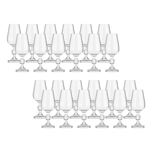 Conjunto 24 Tacas de Vidro Cazza Dover 275ml